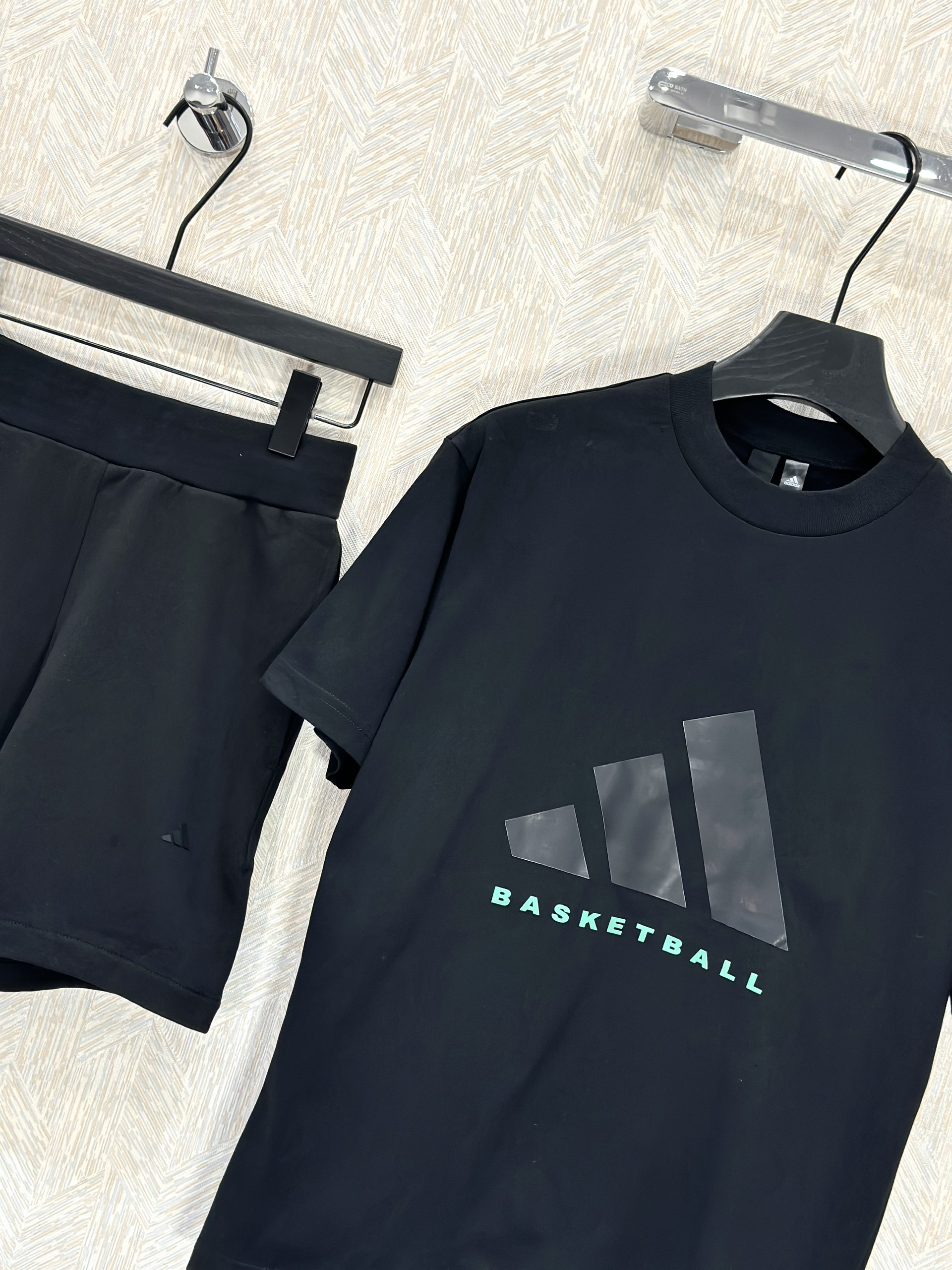 Bộ, Set hè Adidas A basic logo 3 sọc to Like Auth on web VTN